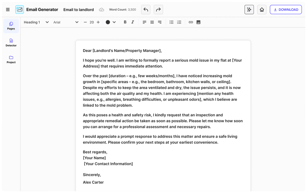 Professional email generator compose emails effortlessly kiin