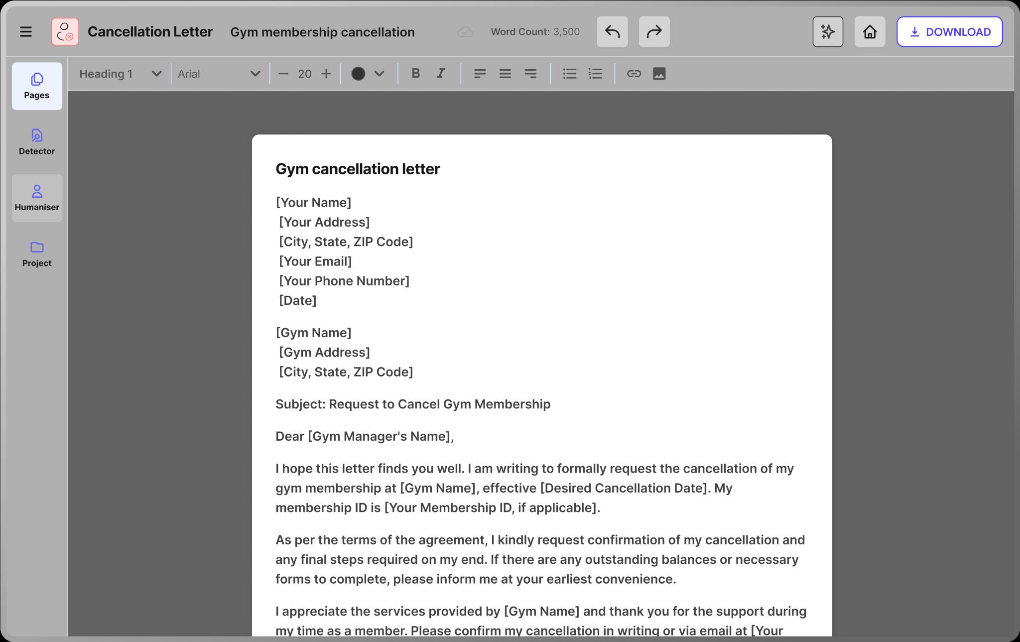 Create Professional<br /><span>Letters of Termination</span>