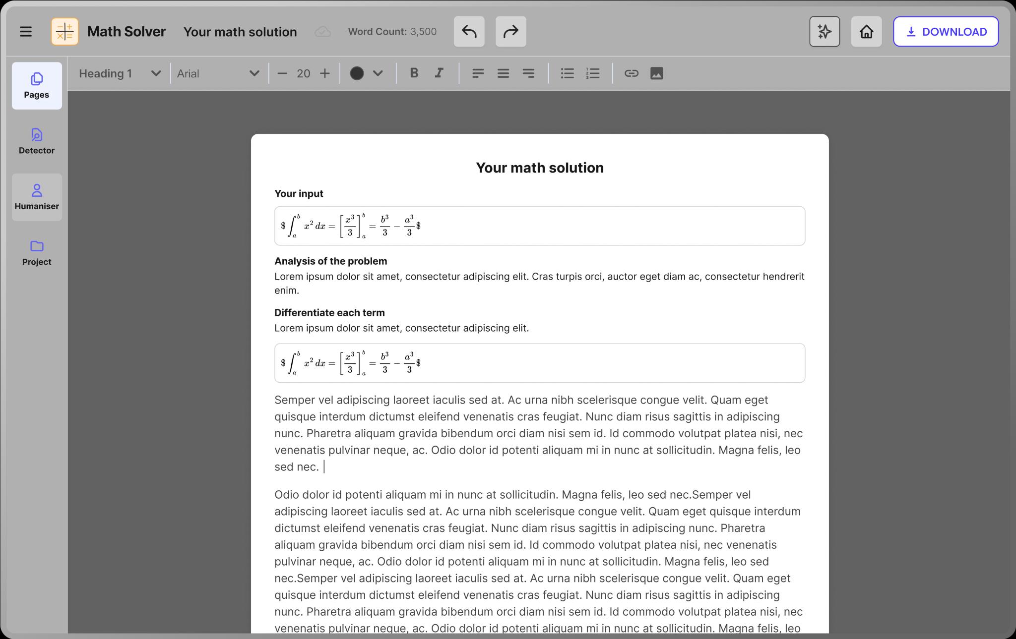 Solve <span>Math problems</span> <br />with AI