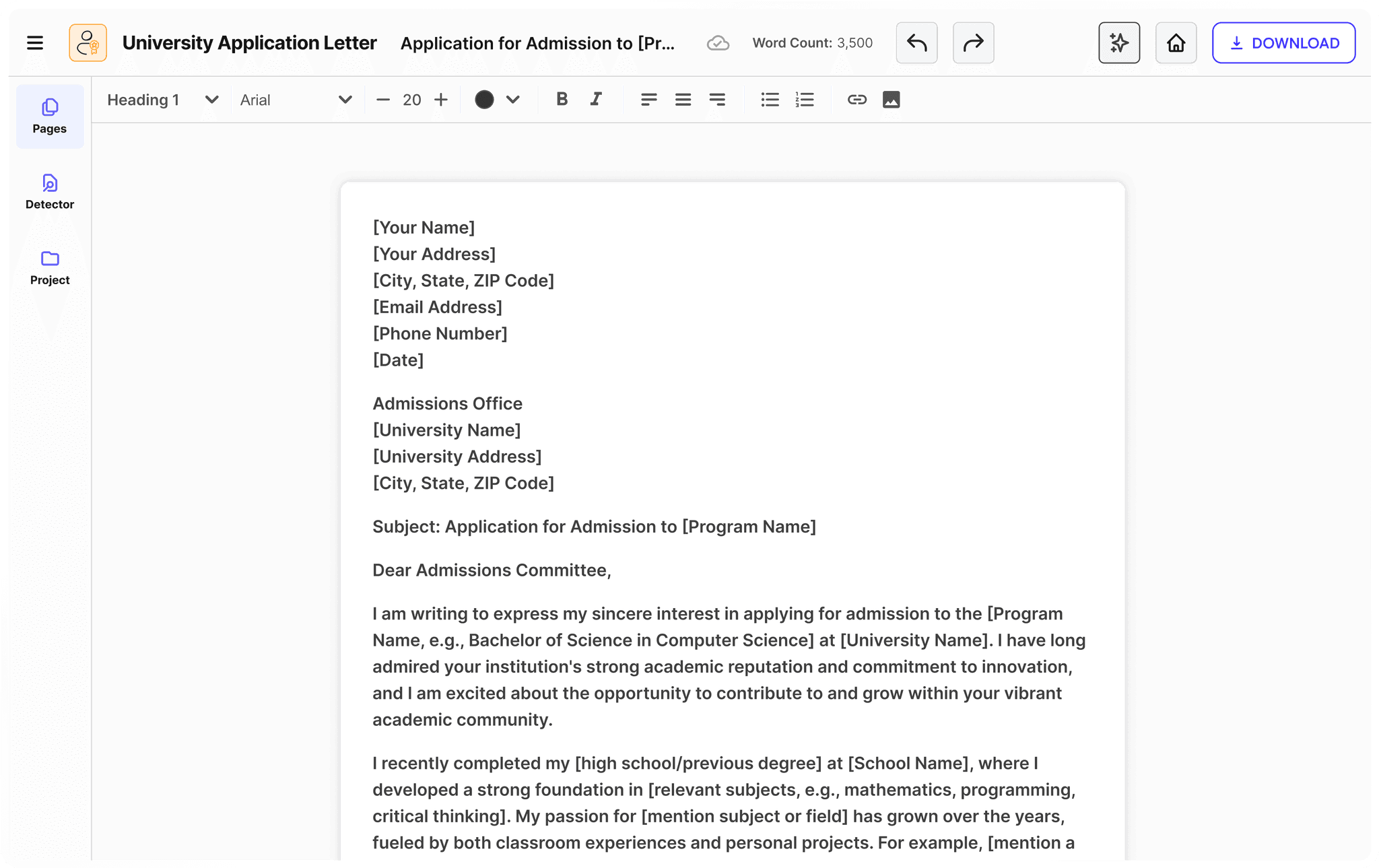 Create a Stellar<br /><span>University Application</span>